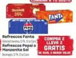 Supermercado El Rancho Fanta Pepsi or Manzanita Sol offer