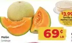 Supermercado El Rancho Melon Cantaloupe offer