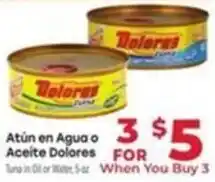 Dolores Tuna in Oil or Water