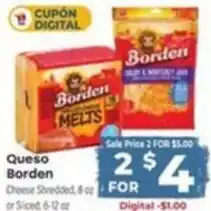 Supermercado El Rancho Queso Borden offer