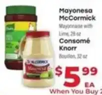 Supermercado El Rancho Mayonesa McCormick offer