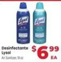Supermercado El Rancho Lysol air sanitizer offer