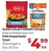 Supermercado El Rancho Tyson Chicken Nuggets or Strips offer