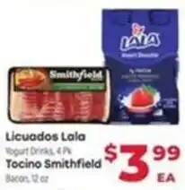 Supermercado El Rancho Lala yogurt drinks offer