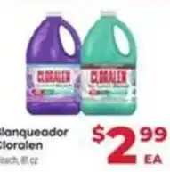 Supermercado El Rancho Cloraleen bleach offer