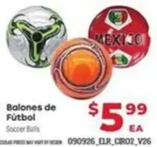 Supermercado El Rancho Soccer Balls offer