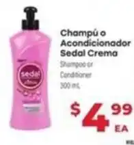 Supermercado El Rancho Sedal Shampoo or Conditioner offer