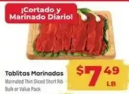 Supermercado El Rancho Tabilitas Marinated offer