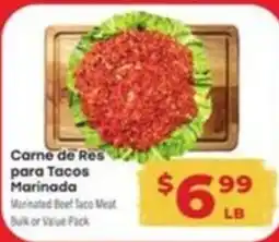 Supermercado El Rancho Marinated Beef Taco Meat offer
