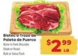 Supermercado El Rancho Bistec o Trozo de Paleta de Puerco offer