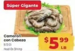 Supermercado El Rancho Head-On Shrimp offer