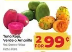 Supermercado El Rancho Cactus Pears offer