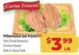 Supermercado El Rancho Milanesa de Pollo offer