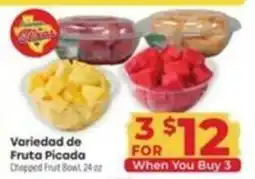 Supermercado El Rancho Chopped Fruit Bowl offer