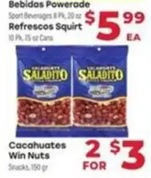 Supermercado El Rancho Bebidas Powerade Sport Beverages 8 Pk, 20 oz offer