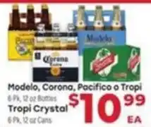 Supermercado El Rancho Modelo, Corona, Pacifico or Tropi Crystal offer