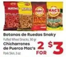 Supermercado El Rancho Botanas de Ruedas Snaky offer