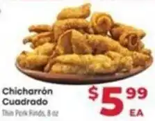 Supermercado El Rancho Chicharrón Cuadrado offer