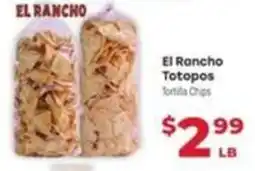 Supermercado El Rancho El Rancho Totopos offer