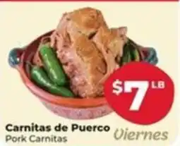 Supermercado El Rancho Pork Carnitas offer