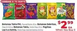 Supermercado El Rancho Botanas Takis PIX, Botanas Sabritas, Botanas Takis, Papitas offer