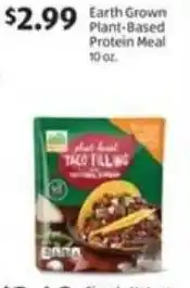 Aldi Earth Grown Plant-Based Protein Meal offer