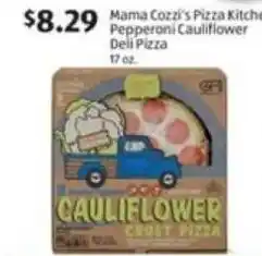 Aldi Mama Cozzi's Pizza Kitchen Cauliflower Dell Pizza offer
