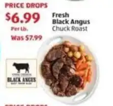 Aldi Fresh Black Angus Chuck Roast offer