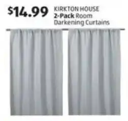 Aldi Kirkton House room darkening curtains offer