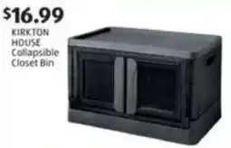 Aldi Kirkton House Collapsible Closet Bin offer