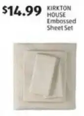 Aldi Kirkton House Embossed Sheet Set offer