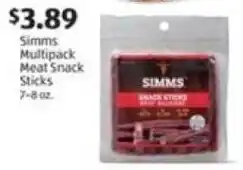 Aldi Simms meat snack sticks offer