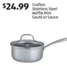 Aldi Crofton stainless steel waffle mini sauté or sauce offer