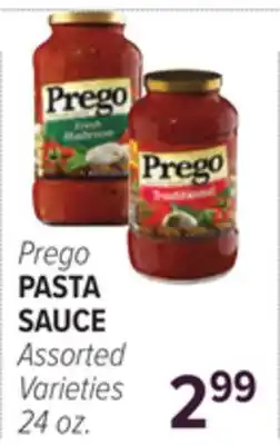 Cermak Fresh Market Prego PASTA SAUCE offer