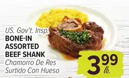 Cermak Fresh Market U.S. Gov't. Insp. BONE-IN ASSORTED BEEF SHANK offer