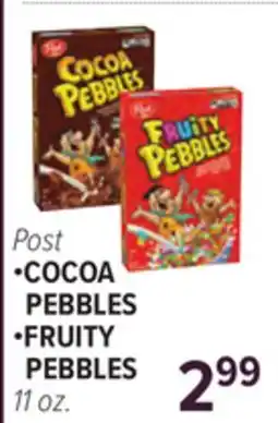 Cermak Fresh Market Post COCOA PEBBLES FRUITY PEBBLES offer