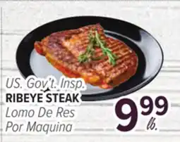Cermak Fresh Market US. Gov't Insp. RIBEYE STEAK offer