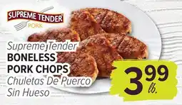 Cermak Fresh Market Supreme Tender BONELESS PORK CHOPS offer