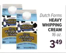 Cermak Fresh Market Dutch Farms HEAVY WHIPPING CREAM offer