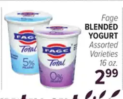 Cermak Fresh Market Fage BLENDED YOGURT offer