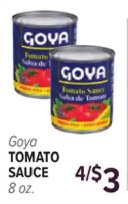 Cermak Fresh Market Goya TOMATO SAUCE offer