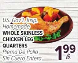 Cermak Fresh Market WHOLE SKINLESS CHICKEN LEG QUARTERS offer