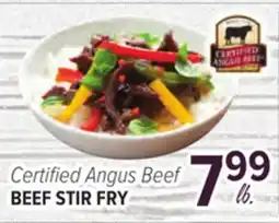 Cermak Fresh Market Certified Angus Beef BEEF STIR FRY offer