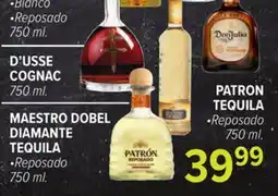 Cermak Fresh Market MAESTRO DOBEL DIAMANTE TEQUILA, D'USSE COGNAC, PATRON TEQUILA offer
