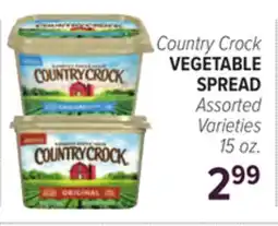 Cermak Fresh Market Country Crock VEGETABLE SPREAD offer