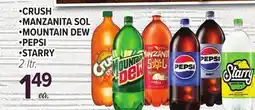 Cermak Fresh Market •CRUSH •MANZANITA SOL •MOUNTAIN DEW •PEPSI •STARRY offer