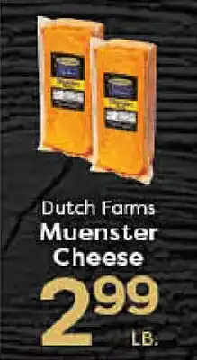 Rich's Fresh Market Dutch Farms Muenster Cheese offer