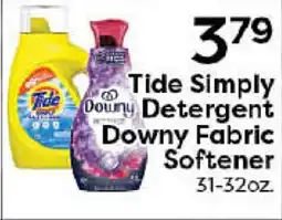 Rich's Fresh Market Tide Simply Detergent Downy Fabric Softener offer