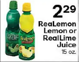 Rich's Fresh Market ReaLemon Lemon or ReaLime Juice offer