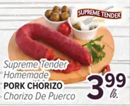 Cermak Fresh Market Supreme Tender Homemade PORK CHORIZO offer